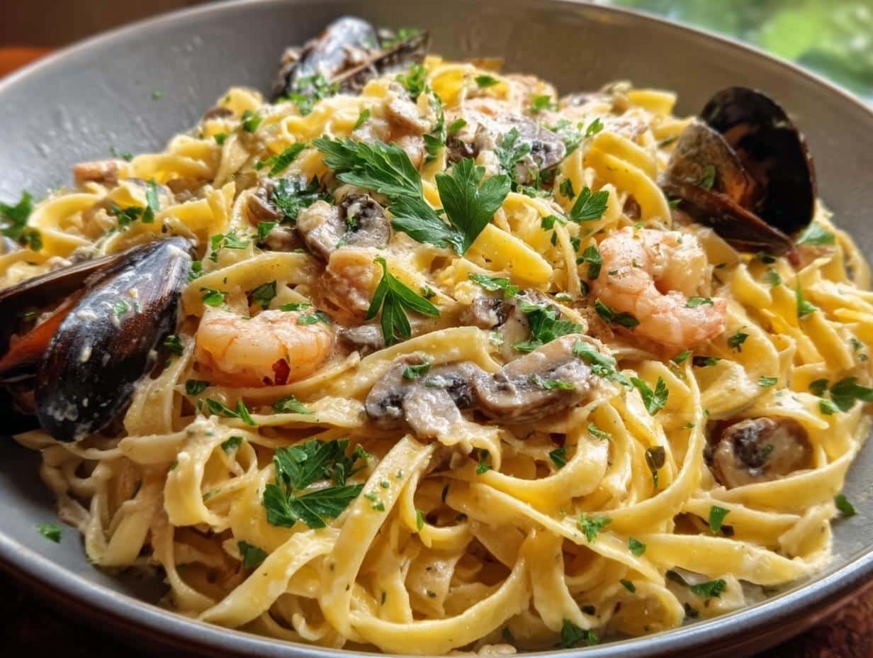One Pot Mushroom Stroganoff: 30 Min Flavor - One Pot Mushroom Stroganoff - additional detail