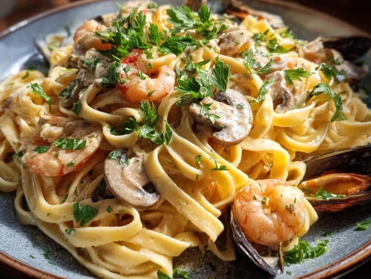 One Pot Mushroom Stroganoff: 30 Min Flavor - One Pot Mushroom Stroganoff - additional detail