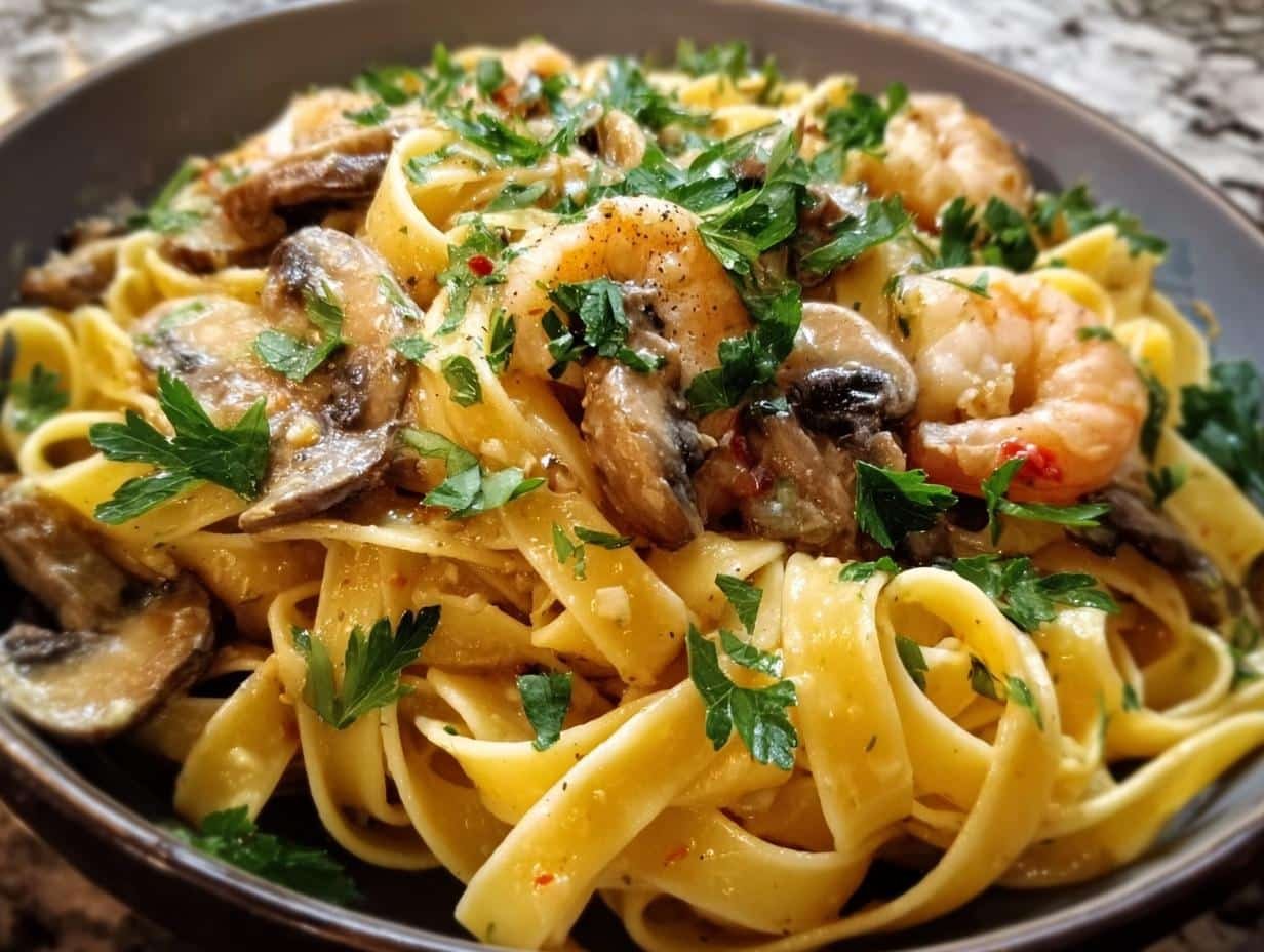 One Pot Mushroom Stroganoff