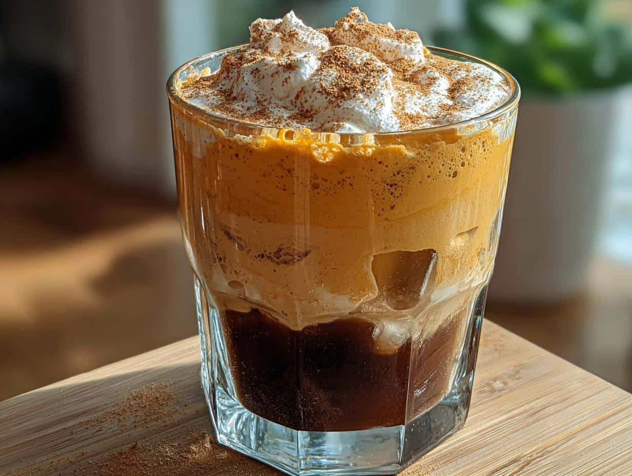 Pumpkin Cream Cold Brew: Delightful Fall Treat - Pumpkin Cream Cold Brew - additional detail