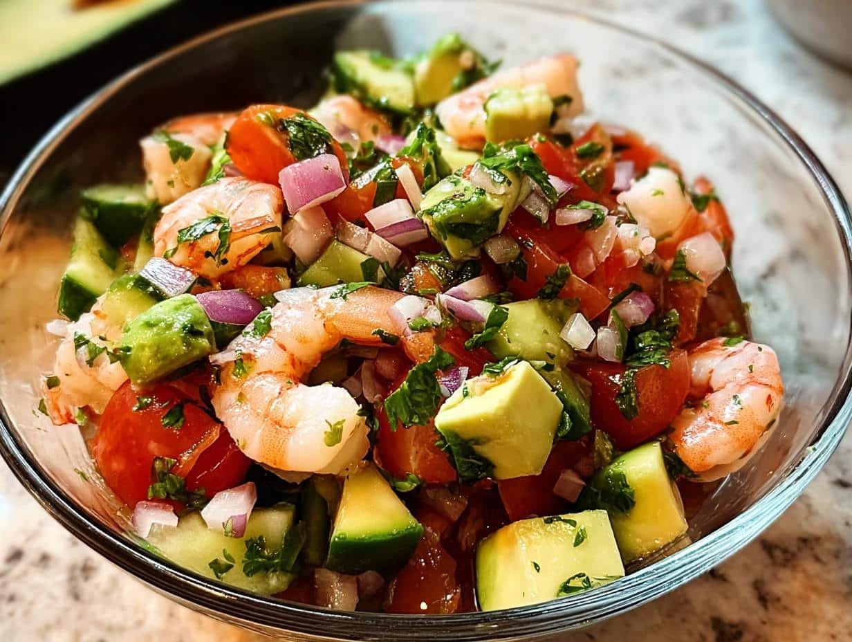 Shrimp Ceviche: 1 Amazing Dish - Shrimp Ceviche - additional detail