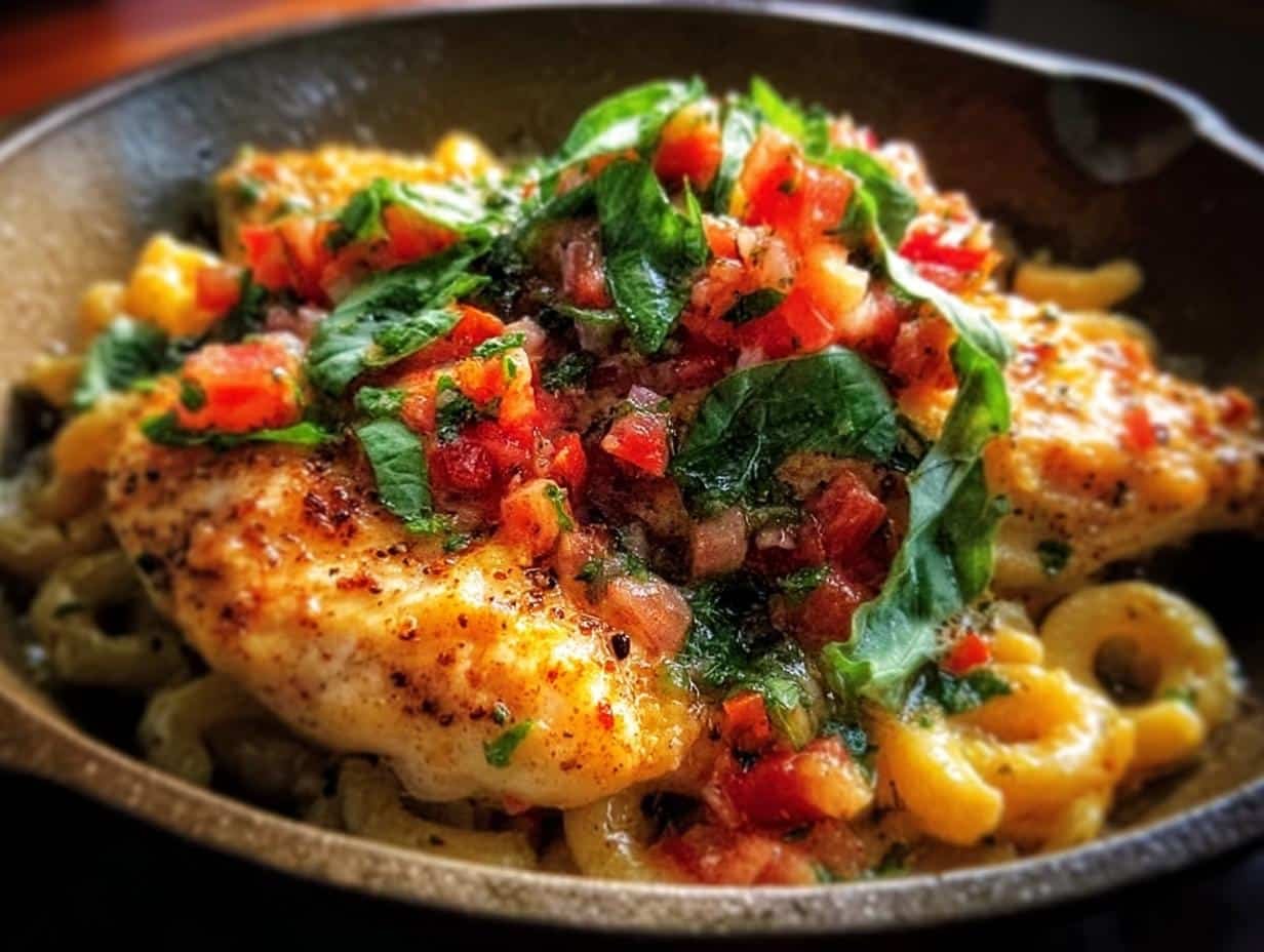 Skillet Bruschetta Chicken: Amazing Easy Feast - Skillet Bruschetta Chicken - main visual representation