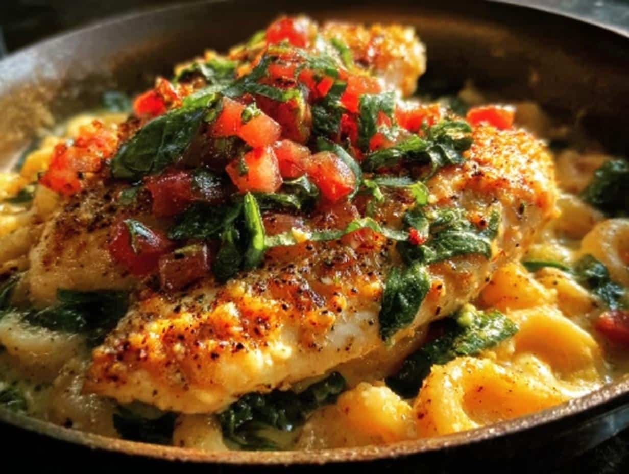 Skillet Bruschetta Chicken: Amazing Easy Feast - Skillet Bruschetta Chicken - additional detail