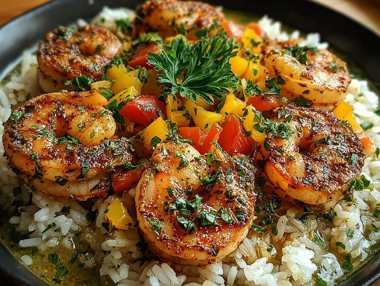 Spicy Cajun Shrimp Rice: A Fiery Bite - Spicy Cajun Shrimp Rice - additional detail