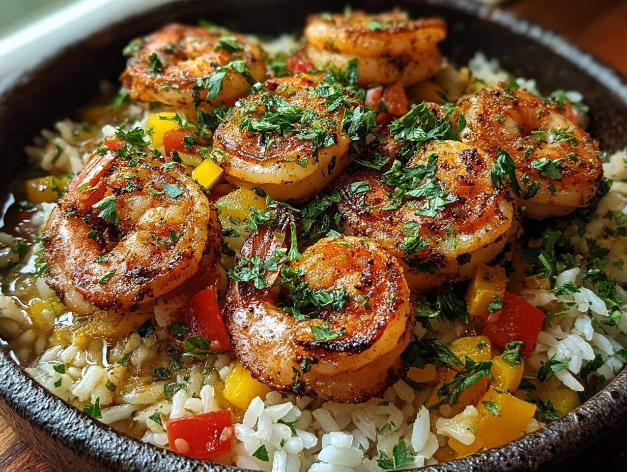 Spicy Cajun Shrimp Rice: A Fiery Bite - Spicy Cajun Shrimp Rice - additional detail