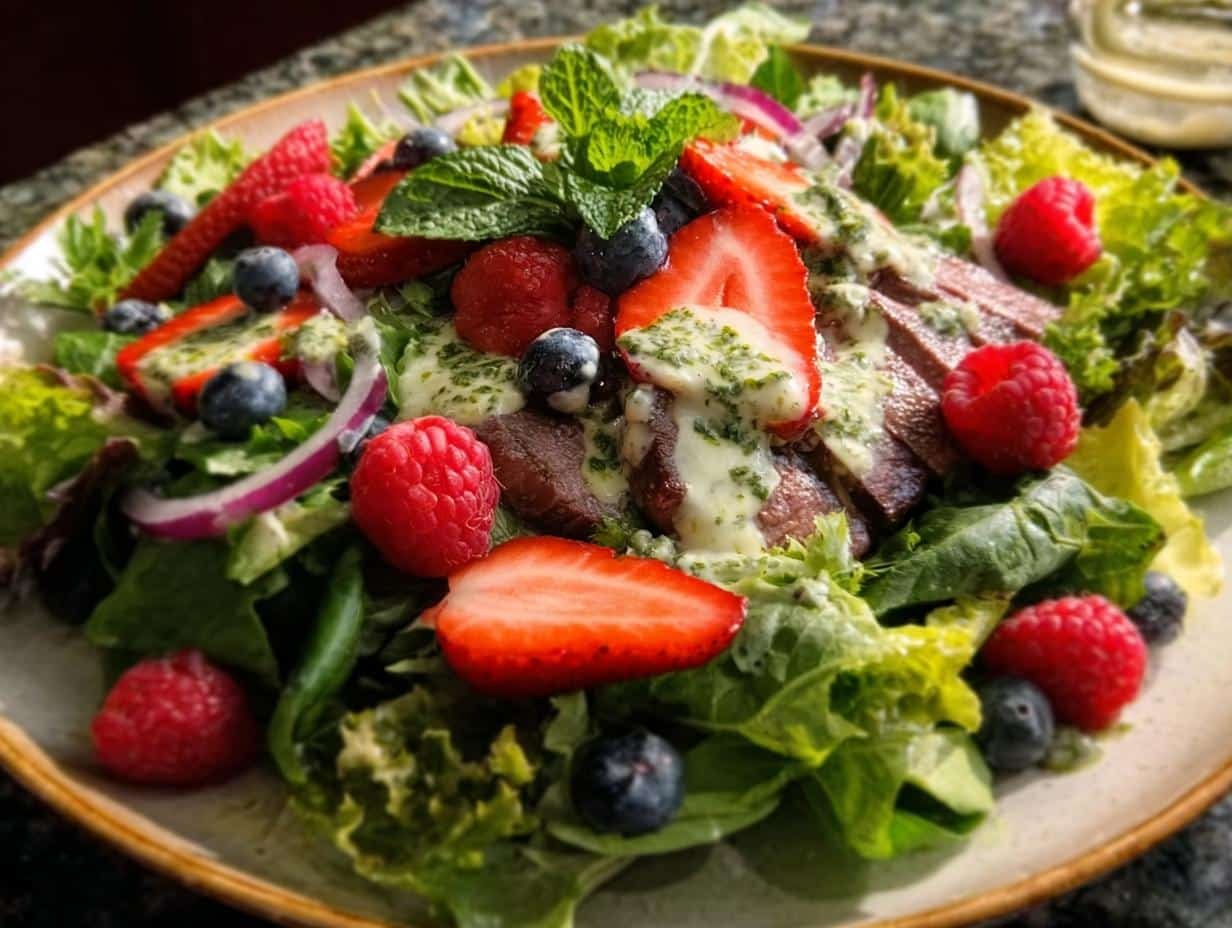 Superfood Berry Salad Creamy: 15 Min Delight - Superfood Berry Salad Creamy - additional detail