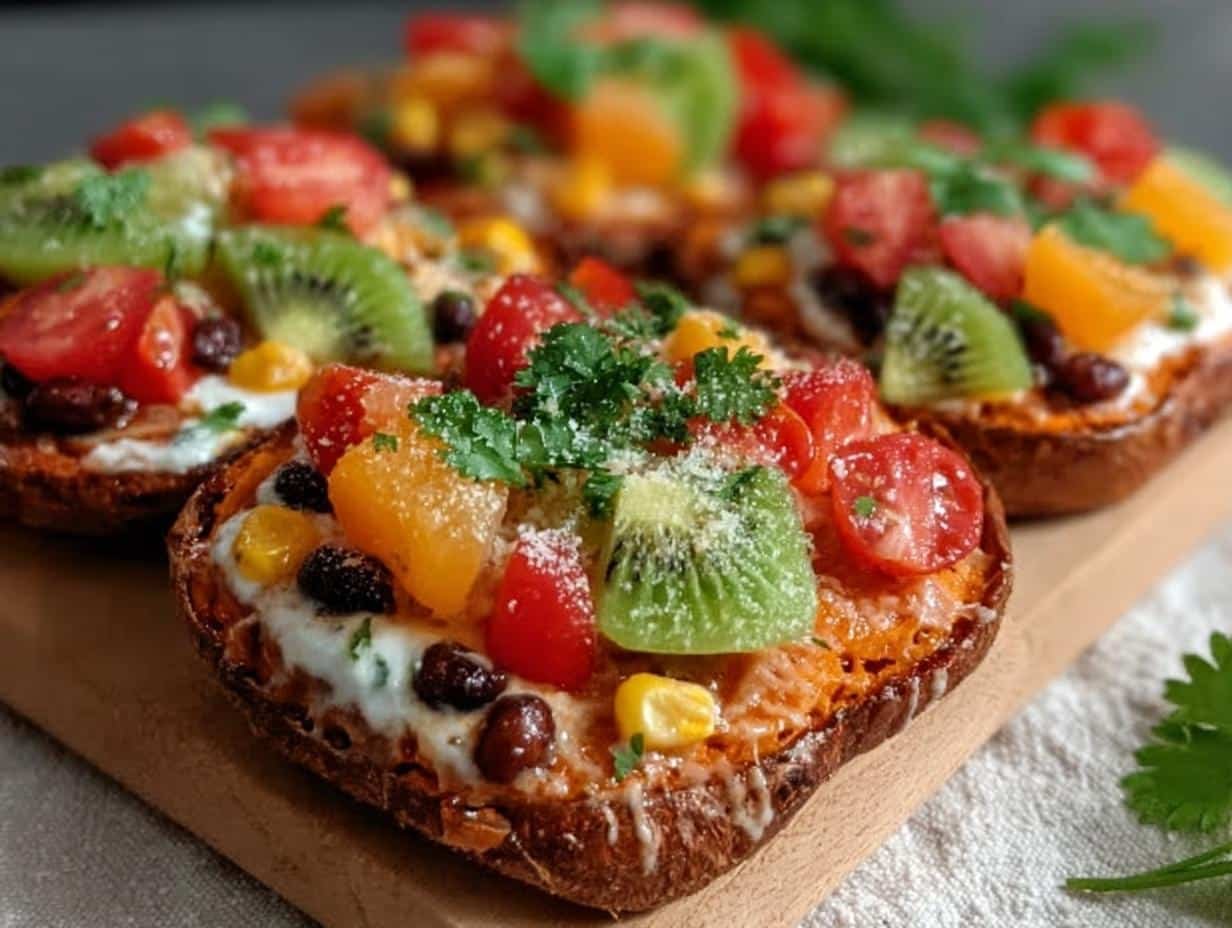 Sweet Potato Nacho Lunch