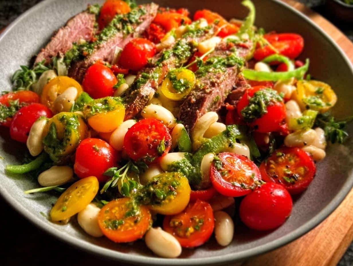Fresh White Bean Veggie Salad: 15 Minute Fix - White Bean Veggie Salad - additional detail