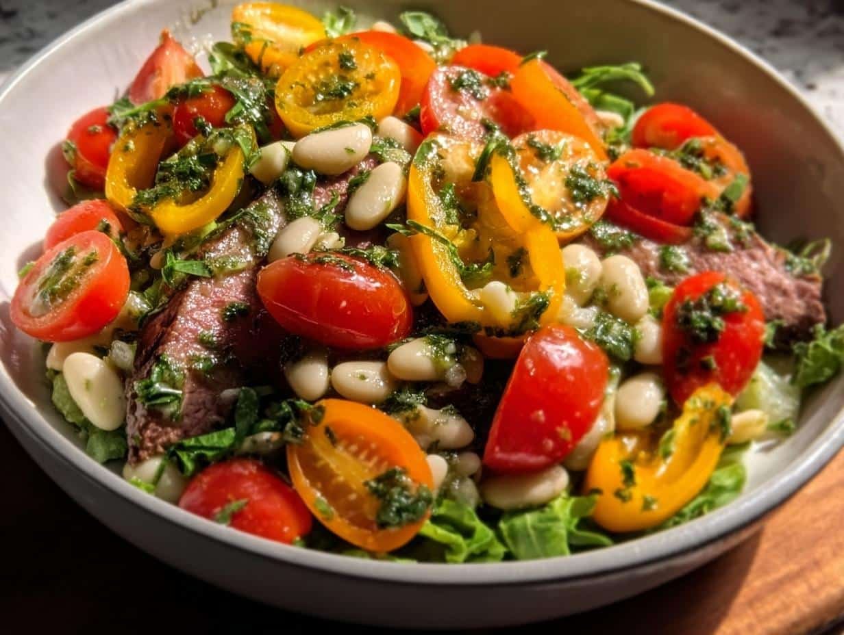 Fresh White Bean Veggie Salad: 15 Minute Fix - White Bean Veggie Salad - additional detail