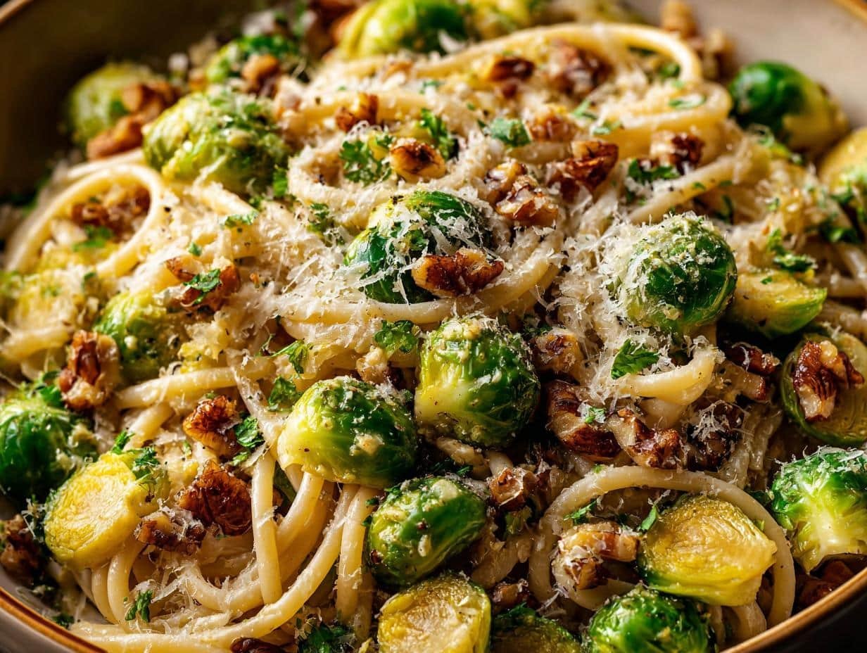 Brown Butter Brussels Pasta: 1 Delicious Twist - Brown Butter Brussels Pasta - additional detail