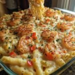 Cajun Shrimp Alfredo Bake