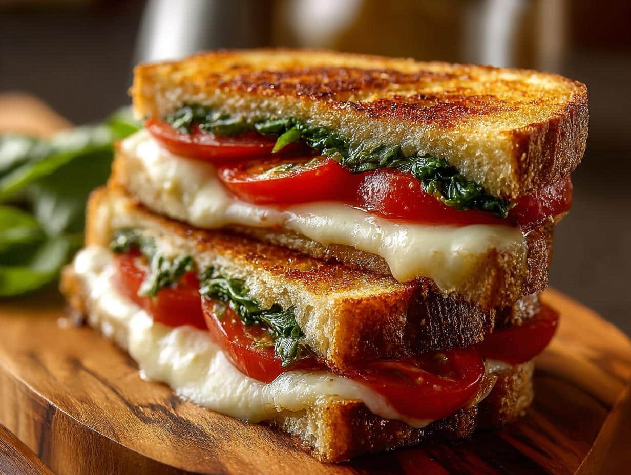 Caprese Grilled Cheese Sandwich