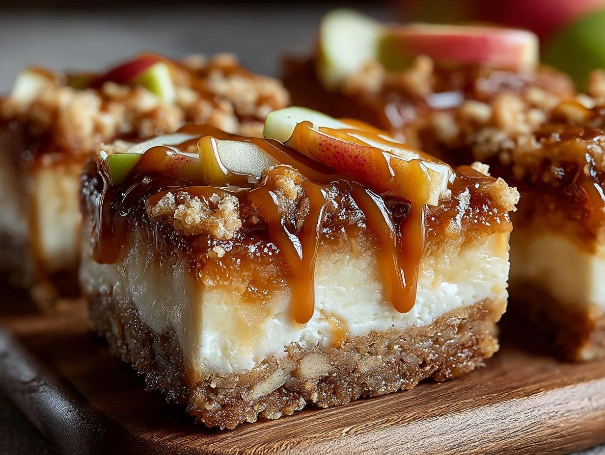 Caramel Apple Cheesecake Bars: Best 1 Recipe - Caramel Apple Cheesecake Bars - additional detail