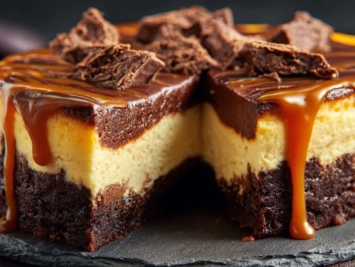 Caramel Brownie Cheesecake: 1 Incredible Recipe - Caramel Brownie Cheesecake Incredible - main visual representation