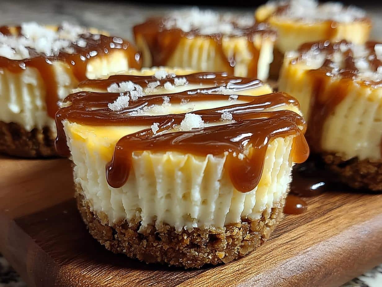 Caramel Swirl Cheesecake Cups: 1 Amazing Recipe - Caramel Swirl Cheesecake Cups - additional detail