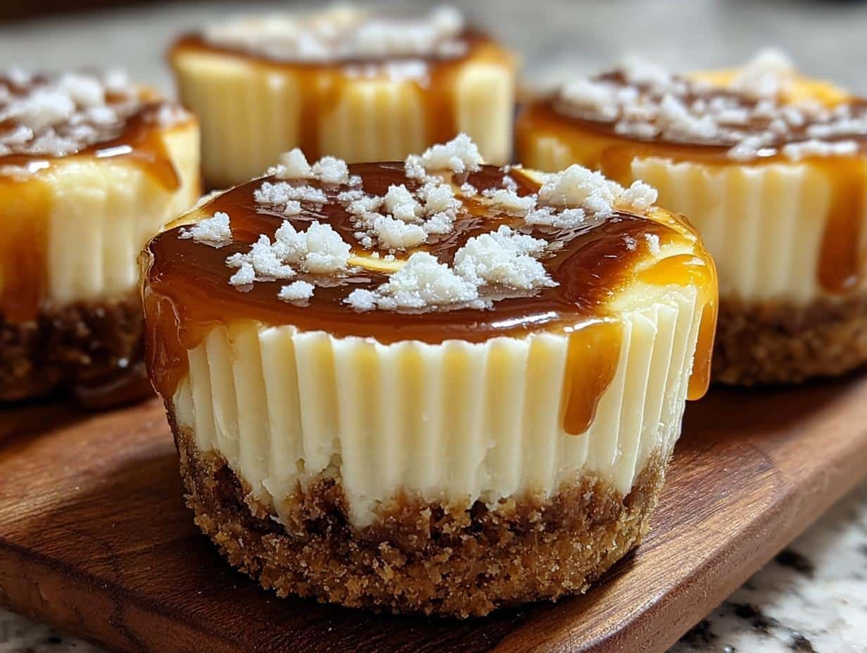 Caramel Swirl Cheesecake Cups: 1 Amazing Recipe - Caramel Swirl Cheesecake Cups - additional detail