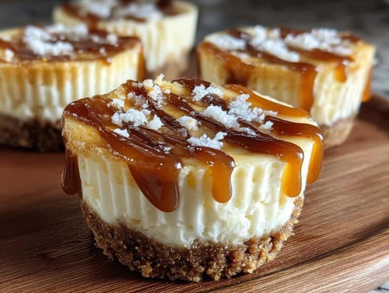 Caramel Swirl Cheesecake Cups