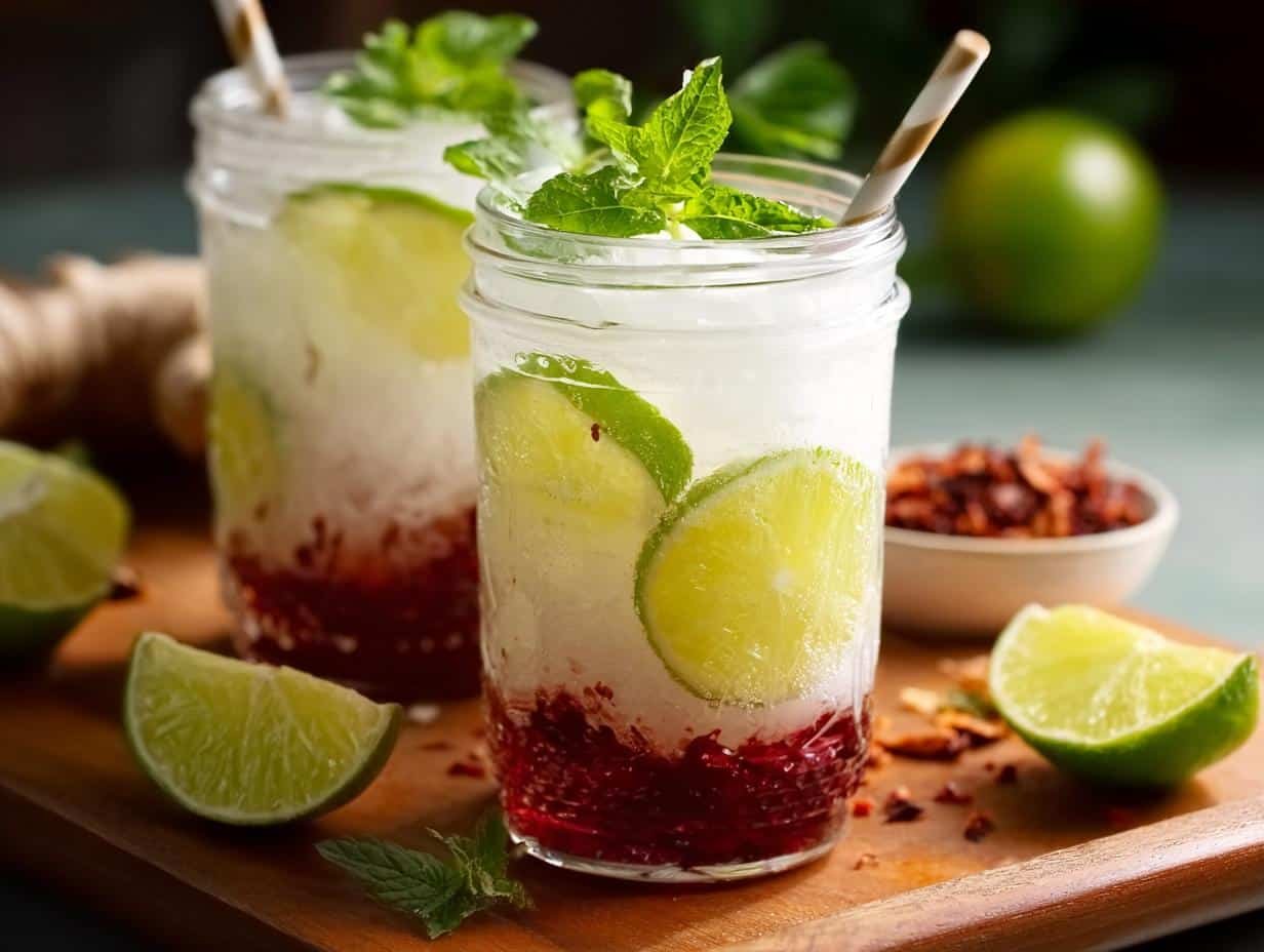 Amazing Coconut Ginger Dream Mocktail - Coconut Ginger Dream Mocktail - additional detail