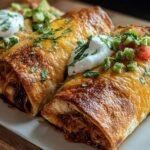 Crispy Baked Chicken Chimichangas