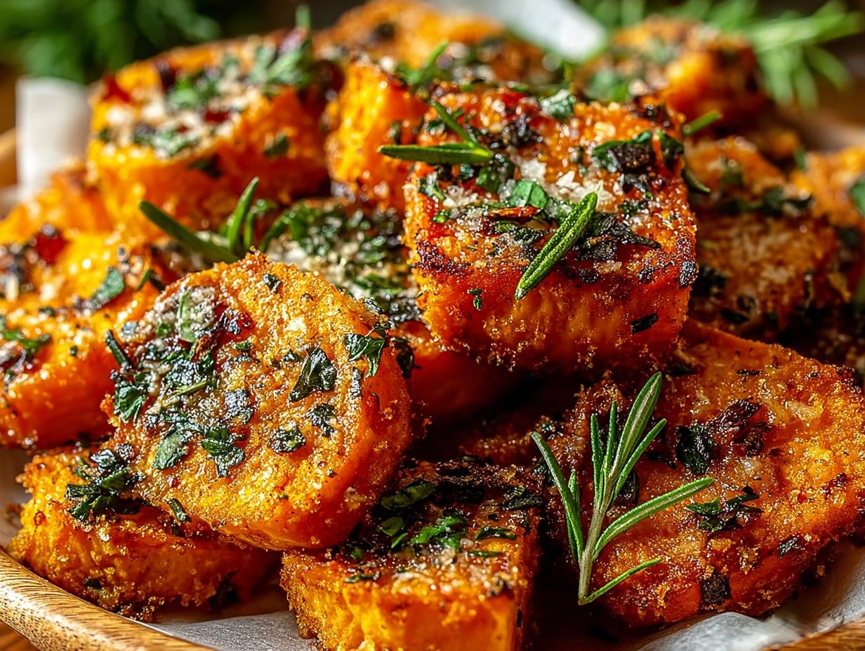 Crispy Parmesan Roasted Sweet Potatoes: 1 Divine Recipe - Crispy Parmesan Roasted Sweet - additional detail
