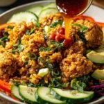 Crispy Rice Salad Veggies