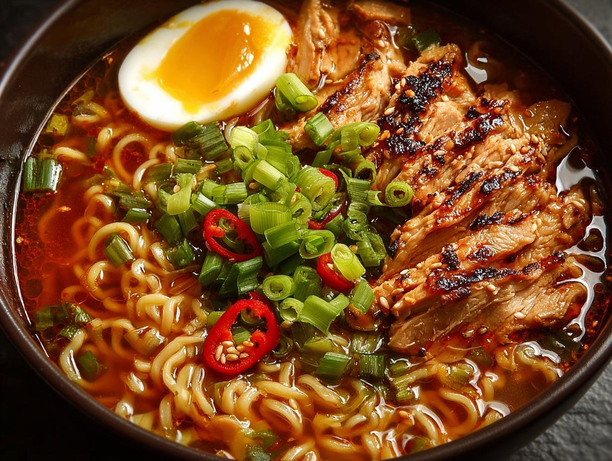 Fiery Chicken Ramen Garlic: 1 Amazing Bowl - Fiery Chicken Ramen Garlic - additional detail