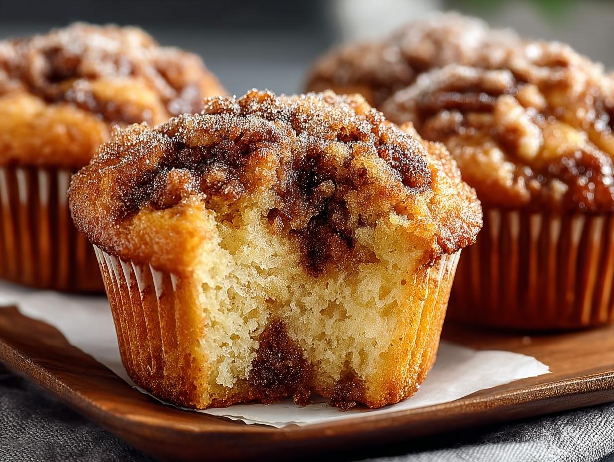 Fluffy Cinnamon Apple Muffins
