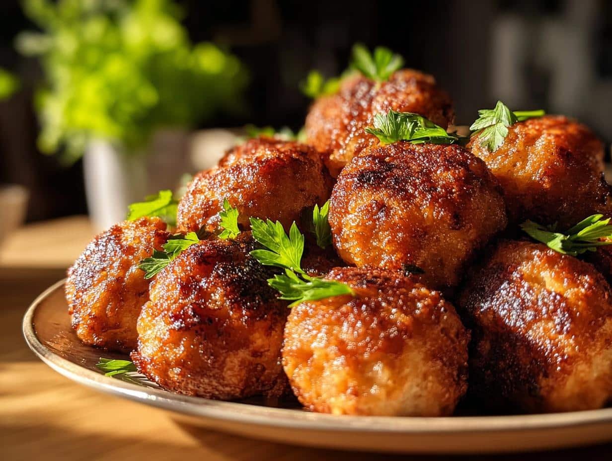Savory Fried Meatballs: Easy 30-Min Recipe - Fried Meatballs - additional detail