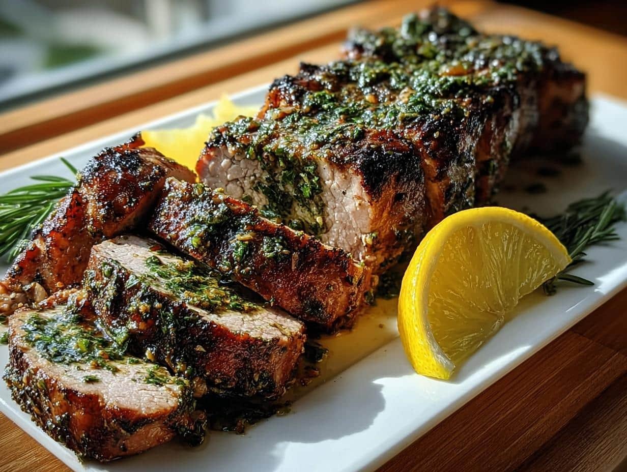 Garlic Herb Roasted Pork: Divine 1-Hour Meal - Garlic Herb Roasted Pork - additional detail
