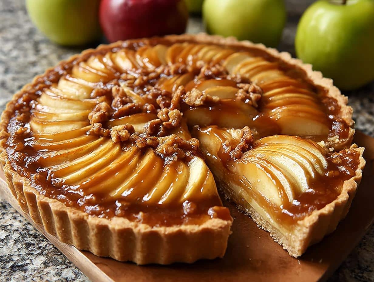 Gluten Free Caramel Apple: 1 AMAZING Tart - Gluten Free Caramel Apple - additional detail