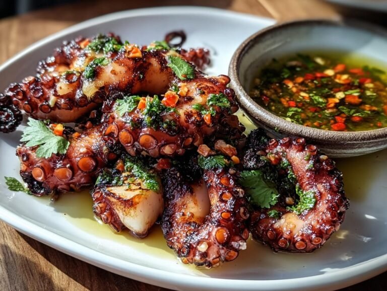 Grilled Baby Octopus Nuoc