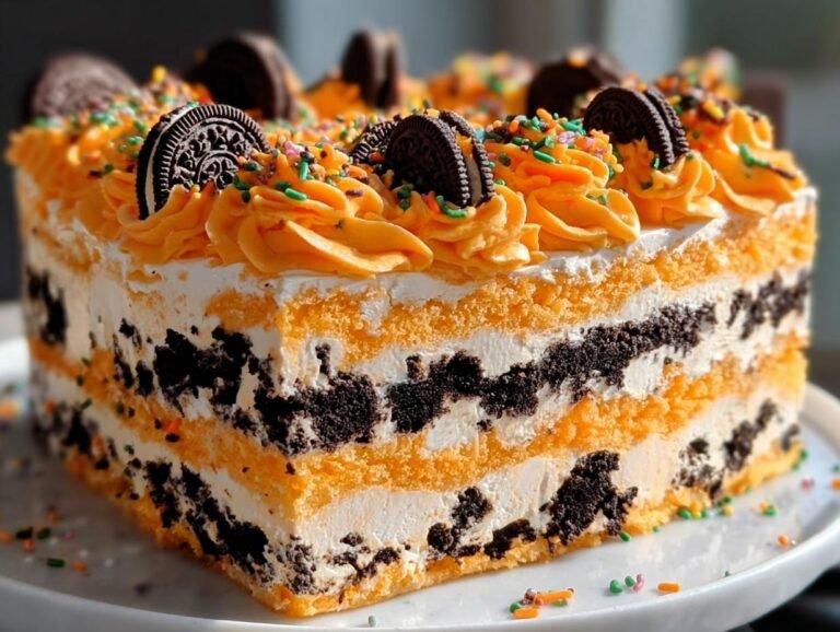 Halloween Icebox Cake