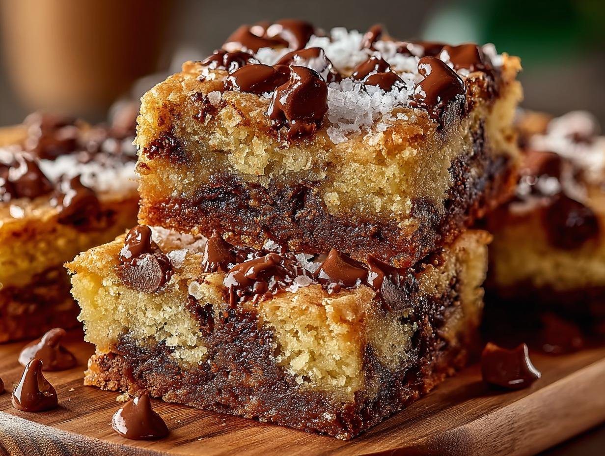 Heavenly Chocolate Chip Blondies: 1 Amazing Recipe - Heavenly Chocolate Chip Blondies - additional detail