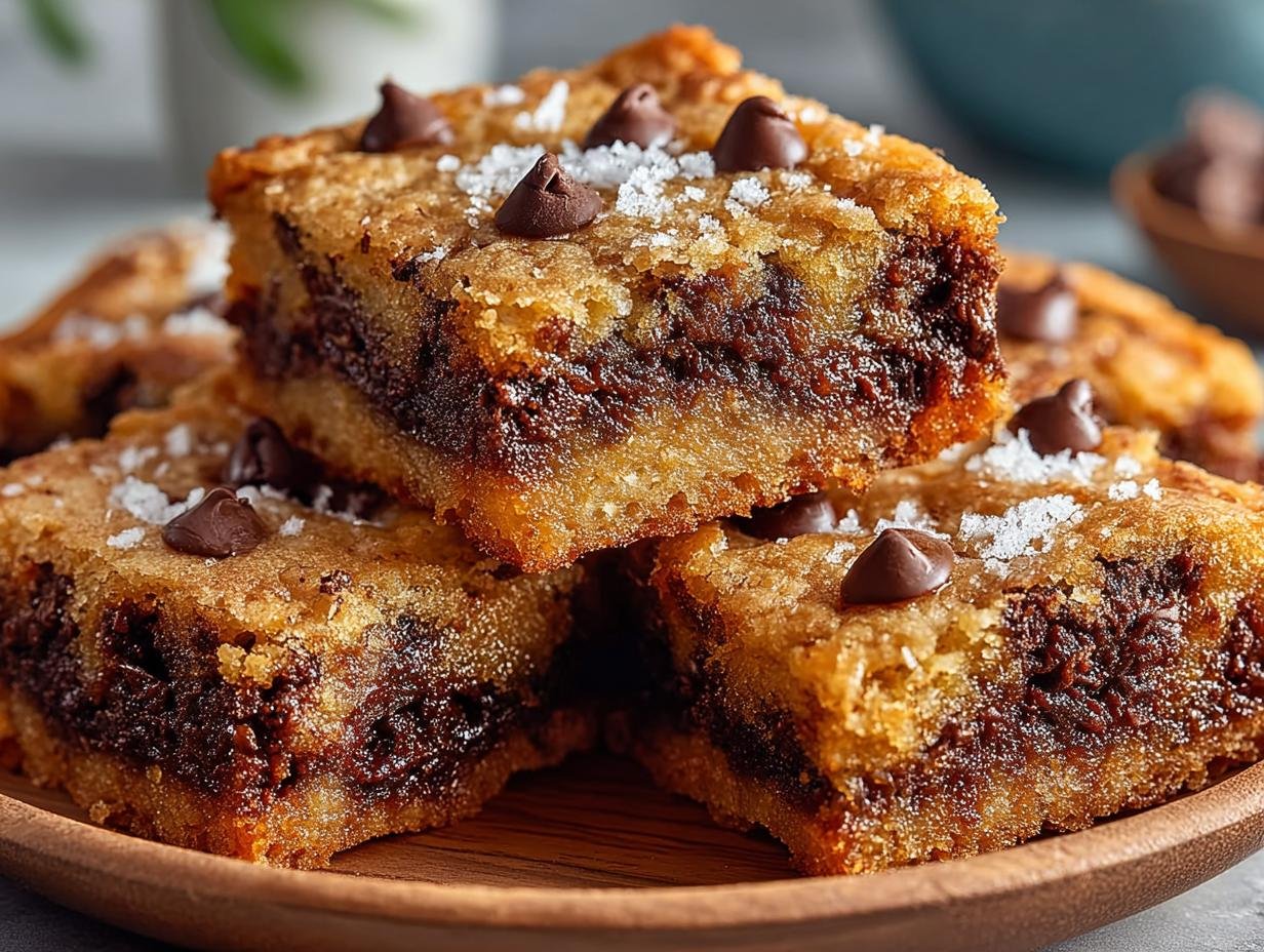Heavenly Chocolate Chip Blondies: 1 Amazing Recipe - Heavenly Chocolate Chip Blondies - additional detail