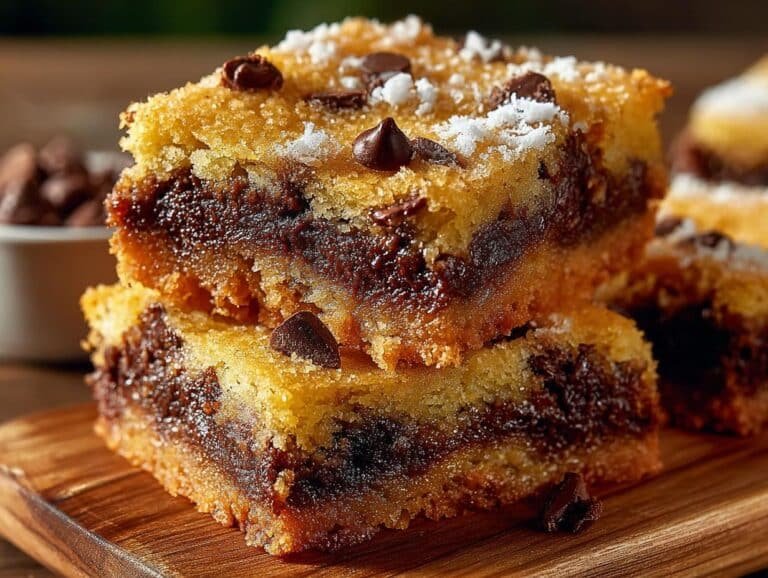 Heavenly Chocolate Chip Blondies