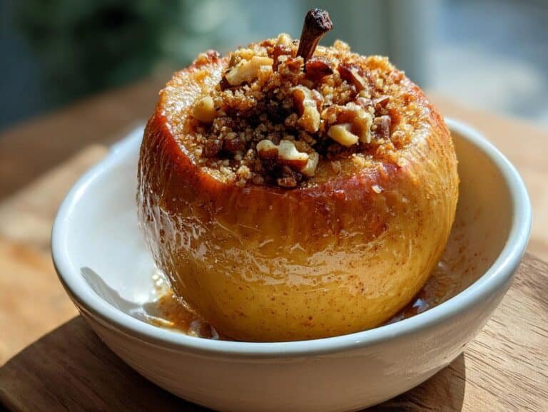 Heavenly Spiced Baked Apple