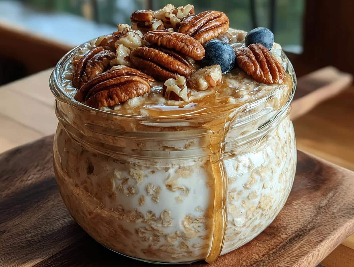 Maple Pecan Dream Overnight Oats: 1 Magical Morning - Maple Pecan Dream Overnight - additional detail