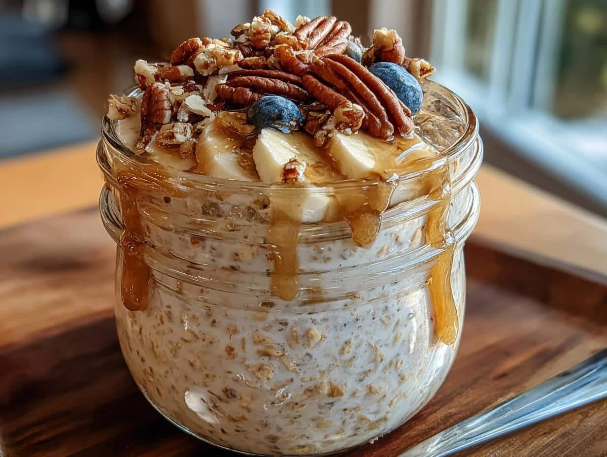 Maple Pecan Dream Overnight Oats: 1 Magical Morning - Maple Pecan Dream Overnight - additional detail