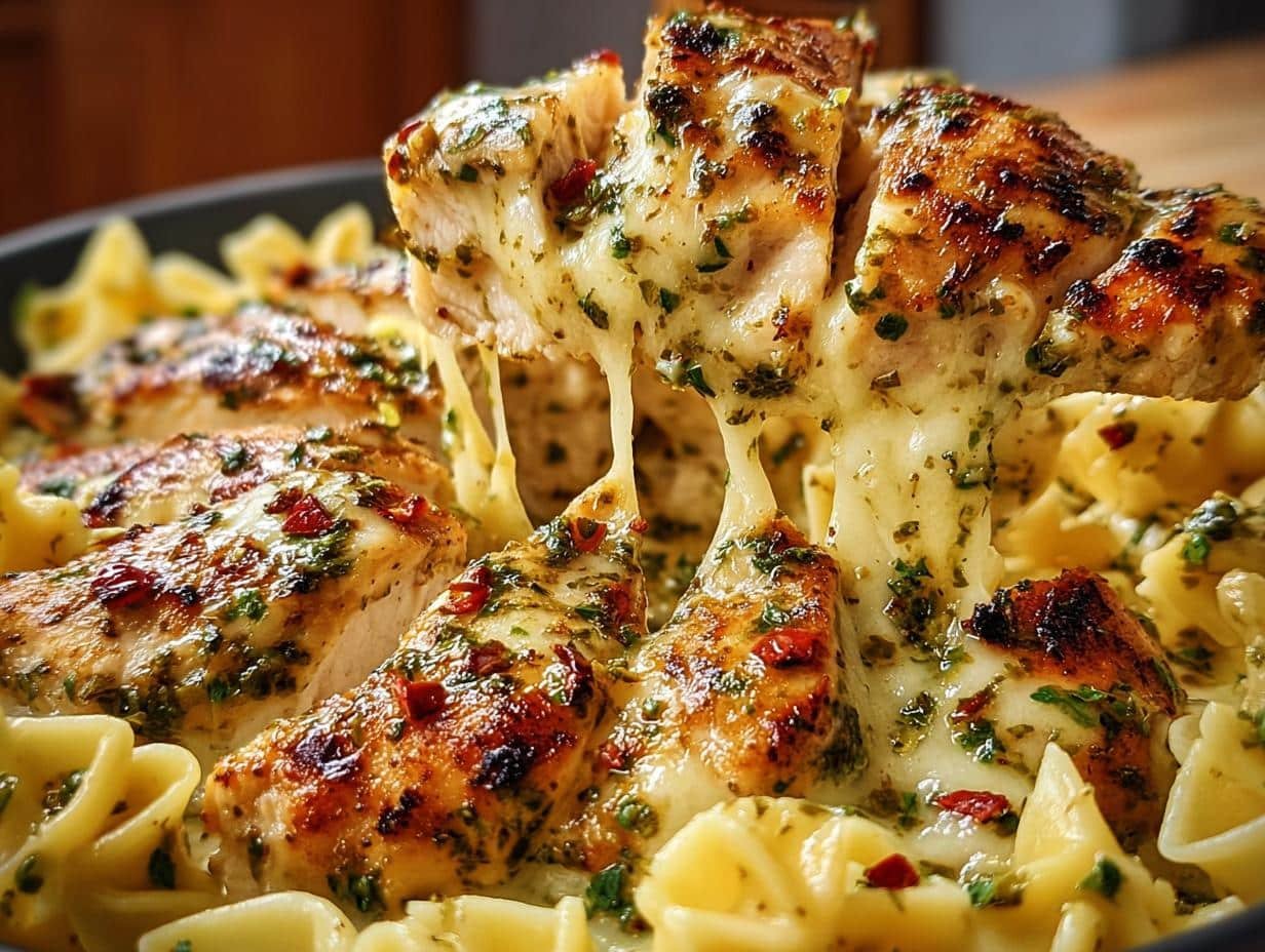 Mozzarella Garlic Butter Chicken