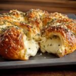 Mozzarella Stuffed Rosemary Parmesan
