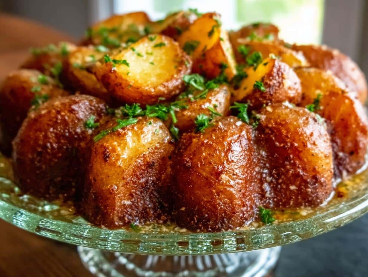 Amazing Parmesan Garlic Roasted Potatoes, 30-min recipe - Parmesan Garlic Roasted Potatoes - additional detail