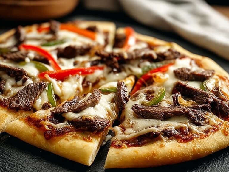 Philly Cheesesteak Pizza