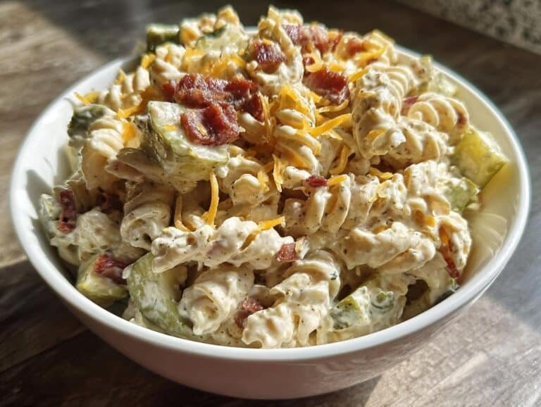 Pickle Pasta Bacon Salad