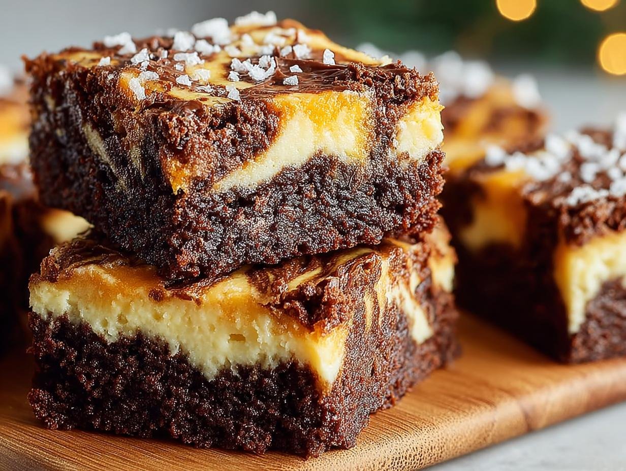 Amazing Pumpkin Cream Cheese Swirl Brownies 3 Ways - Pumpkin Cream Cheese Swirl - additional detail