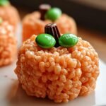 Rice Krispie Treat Pumpkins