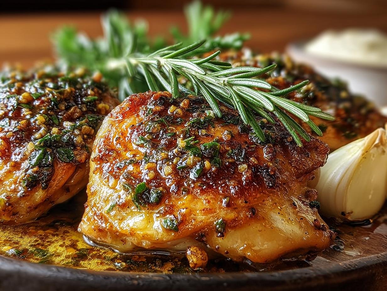 Roasted Garlic Herb Chicken: Juicy & Crispy Delight - Roasted Garlic Herb Chicken - additional detail