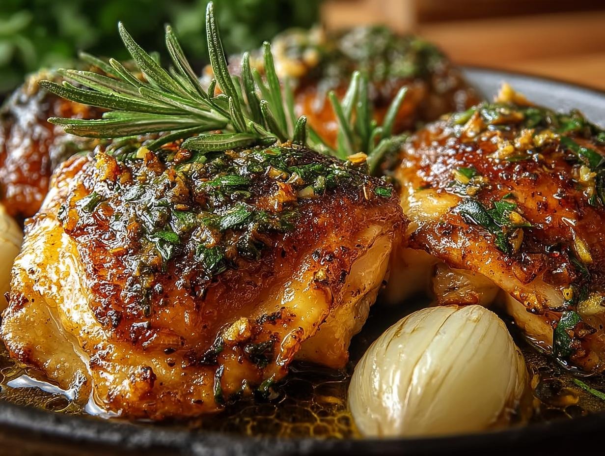 Roasted Garlic Herb Chicken: Juicy & Crispy Delight - Roasted Garlic Herb Chicken - additional detail