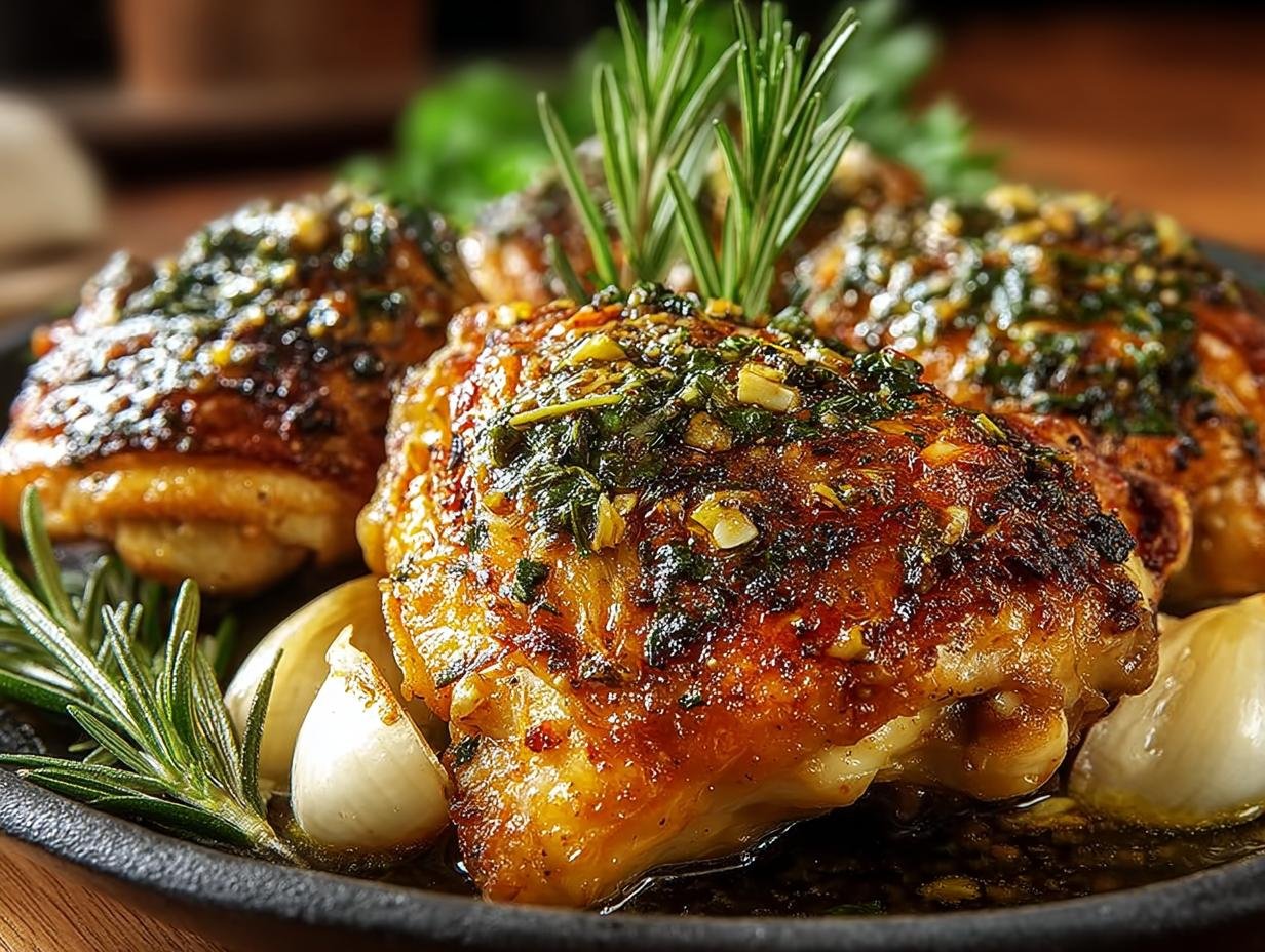 Roasted Garlic Herb Chicken