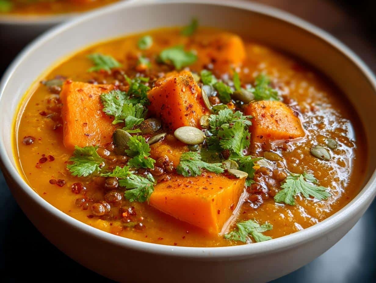 Spiced Sweet Potato Lentil: 1 Amazing Dish - Spiced Sweet Potato Lentil - additional detail