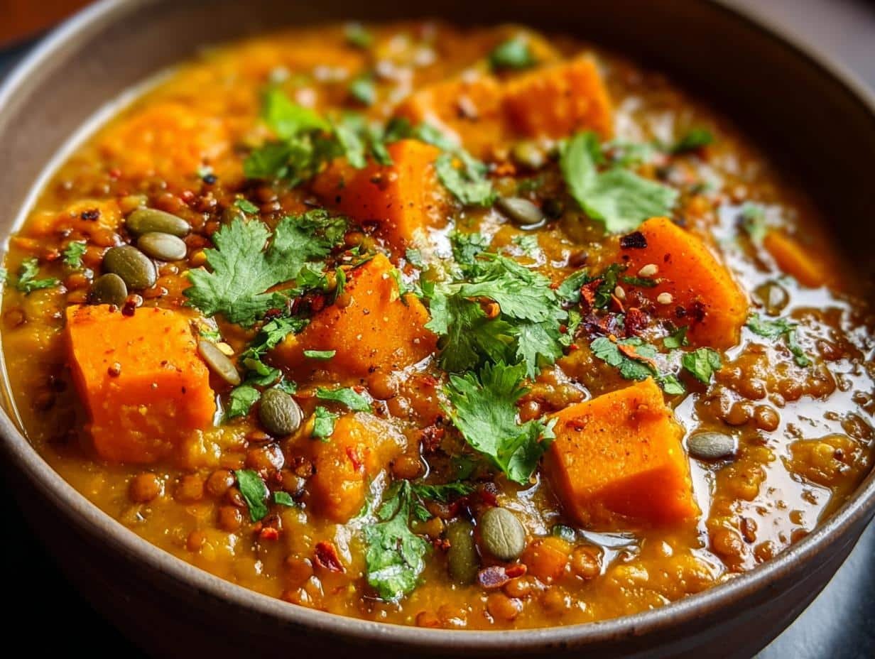 Spiced Sweet Potato Lentil: 1 Amazing Dish - Spiced Sweet Potato Lentil - additional detail